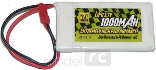 Náhradná batéria GPX Extreme 3.7V Li-Po 1000mAh 30C 