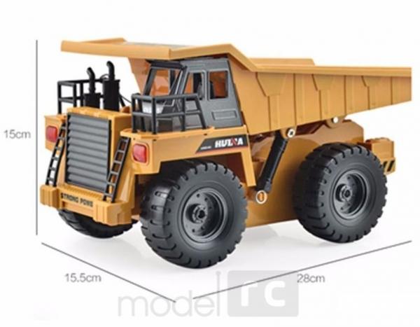 RC banské vyklápacie nákladné auto HUINATOYS Dump Truck 2.4GHz