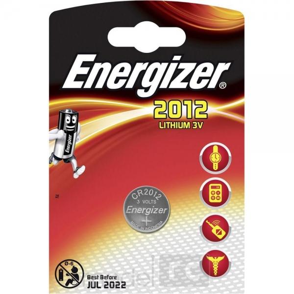 Gombíková batéria Energizer CR2012 Lithium 2012 58mAh 3V