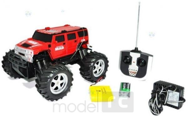 RC auto NQD: Mad Monster Truck 1:16 27/40 MHz RTR, červená