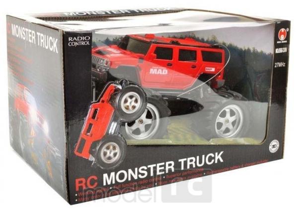 RC auto NQD: Mad Monster Truck 1:16 27/40 MHz RTR, červená