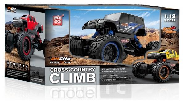 RC hračka na diaľkové ovládanie Slipper Crawler 4WD 2,4GHz, 1:12 červená