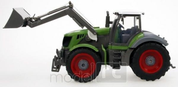 RC hračka na ovládanie Farm Traktor s lyžicou 1:28