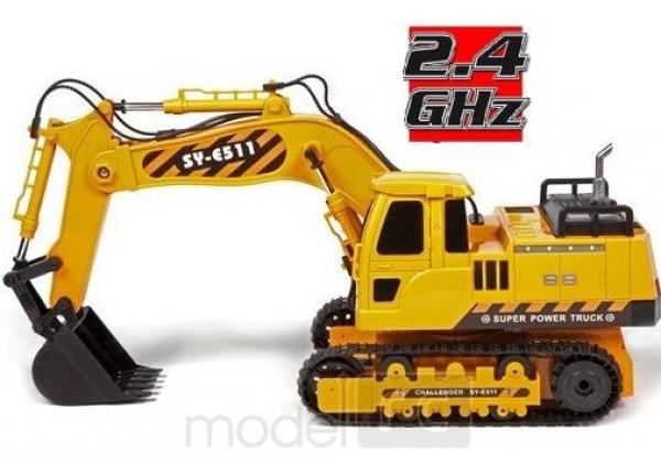 RC hračka na diaľkové ovládanie Double Eagle: RC EXCAVATOR 2.4GHz 1:20