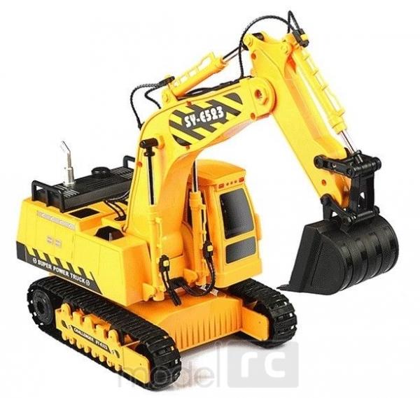 RC hračka na diaľkové ovládanie Double Eagle: RC EXCAVATOR 2.4GHz 1:20, SY-E523