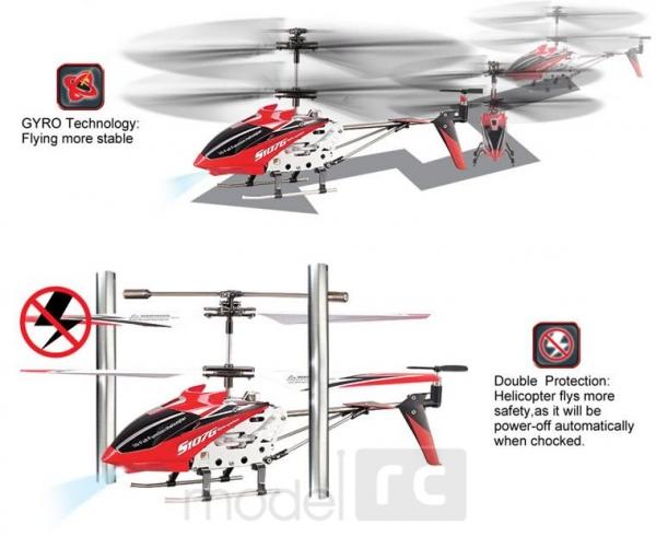 RC vrtuľník na ovládanie Syma S107G, modrý