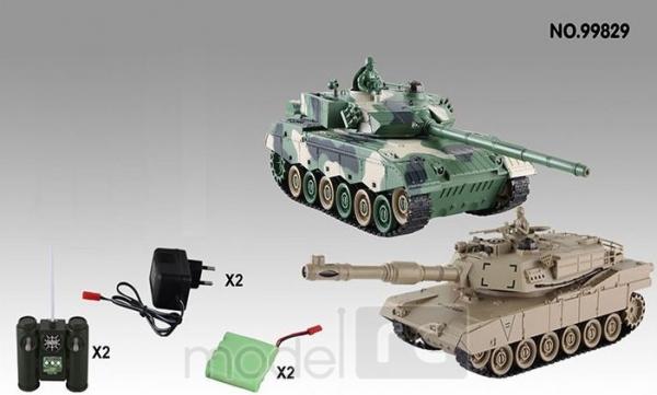 RC Súbojové tanky na diaľkové ovládanie, UF: Chinese 96 a American M1A2, 2.4GHz