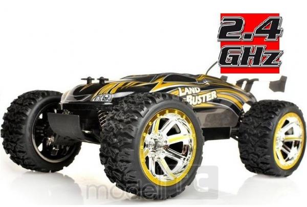 RC hračka na diaľkové ovládanie NQD Land Buster 1:12 Monster Truck žltý 2.4GHz