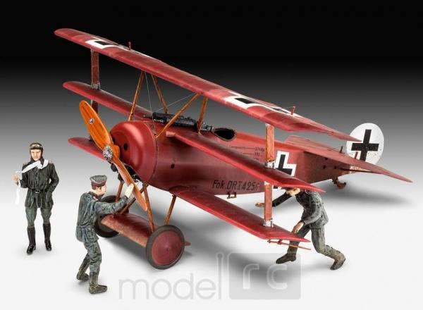 Plastový model Revell 125 Years Red Baron ModelSet 1/28, 05778