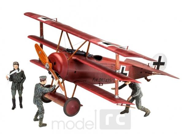 Plastový model Revell 125 Years Red Baron ModelSet 1/28, 05778