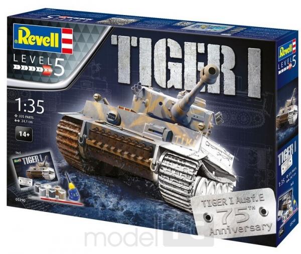 Plastový model Revell Pz.Kpfw. VI Tiger 75 Years Gift-set 1/35, 05790