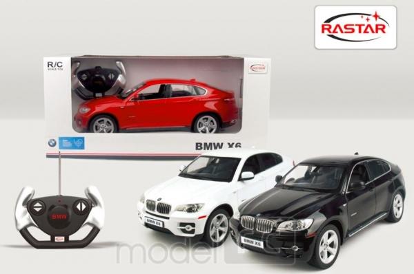 RC hračka na ovládanie BMW X6 RASTAR 1:14 RTR bielé