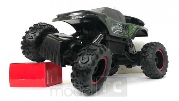 RC hračka na ovládanie NQD Rock Crawler 4WD, 1:12 zeleno-čierný