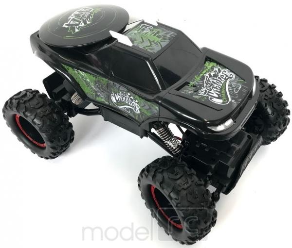 RC hračka na ovládanie NQD Rock Crawler 4WD, 1:12 zeleno-čierný