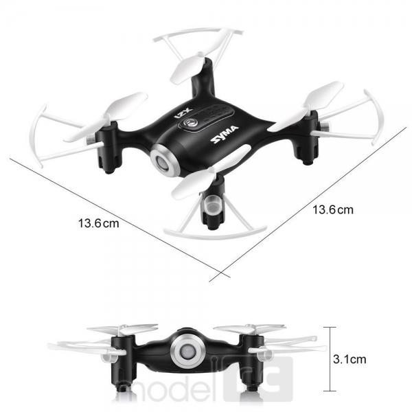RC dron Syma X21, 2.4GHz, auto-start, funkcia zavesenia, čierny