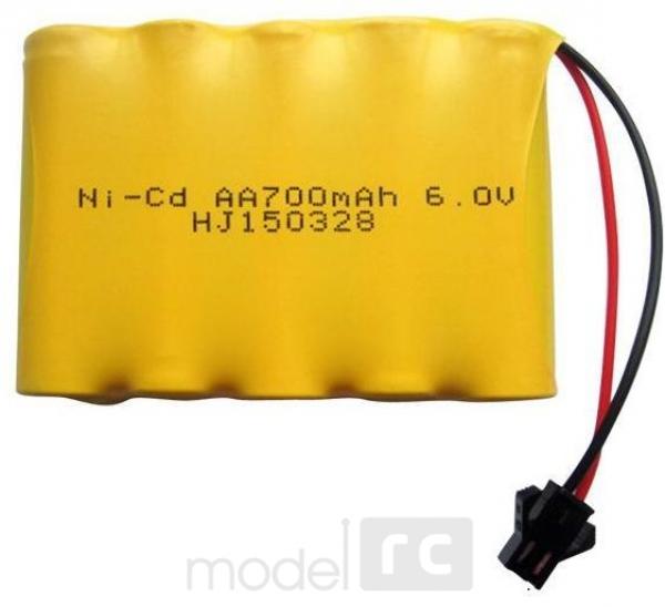 Náhradná batéria, Akumulator 700mAh 6V Ni-Cd, SM