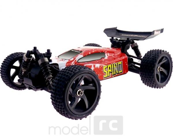 RC auto HIMOTO Buggy 1/18 - SPINO 4x4, E18XB red