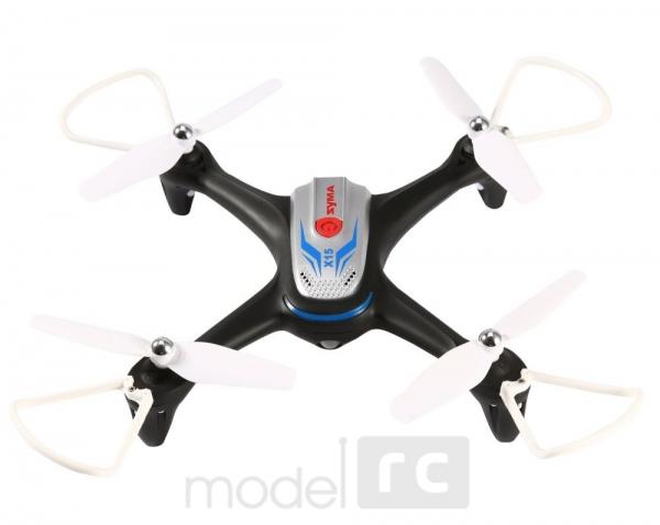 RC dron Syma X15, 2.4GHz, auto-start, funkcia zavesenia, čierný