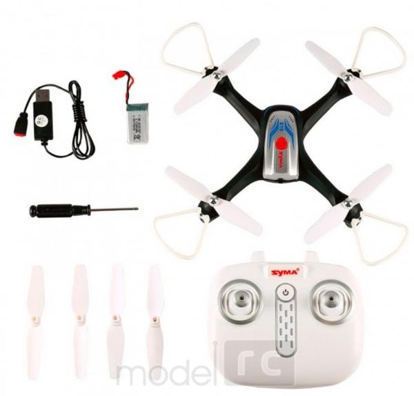 RC dron Syma X15, 2.4GHz, auto-start, funkcia zavesenia, čierný