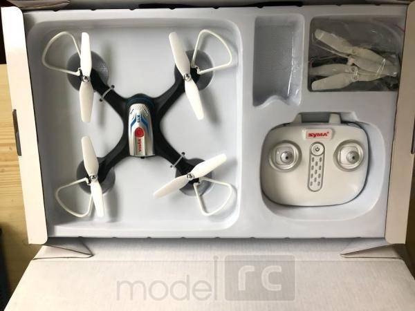 RC dron Syma X15, 2.4GHz, auto-start, funkcia zavesenia, čierný