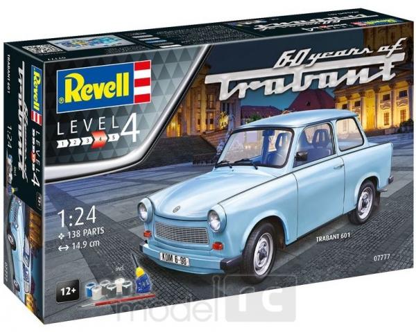 Plastový model Revell Trabant 601S 60 Years of Trabant Gift Set 1/24, 07777