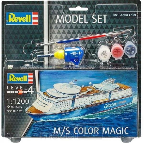 Plastový model Revell M/S Color Magic Model Set 1/1200, 65818
