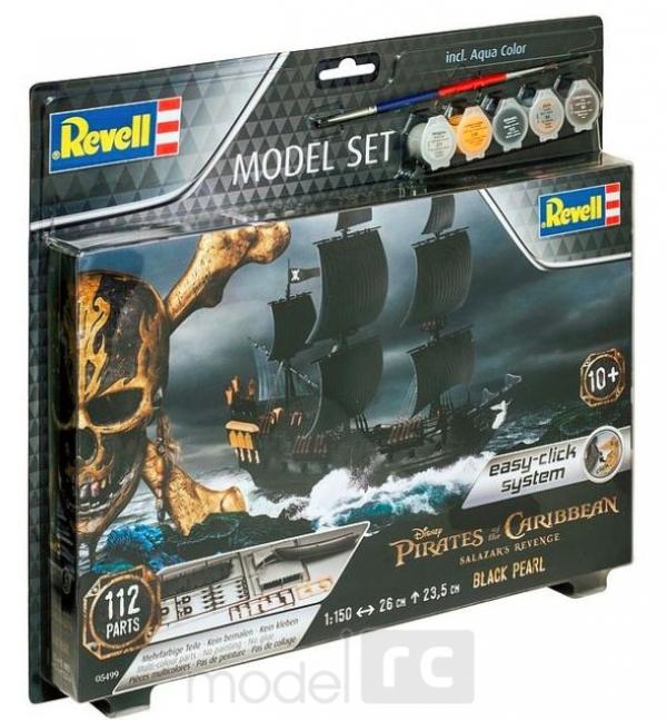 Plastikový model Revell Black Pearl (Čierna perla) Model Set 1/150, 65499