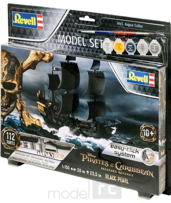 Plastikový model Revell Black Pearl (Čierna perla) Model Set 1/150, 65499