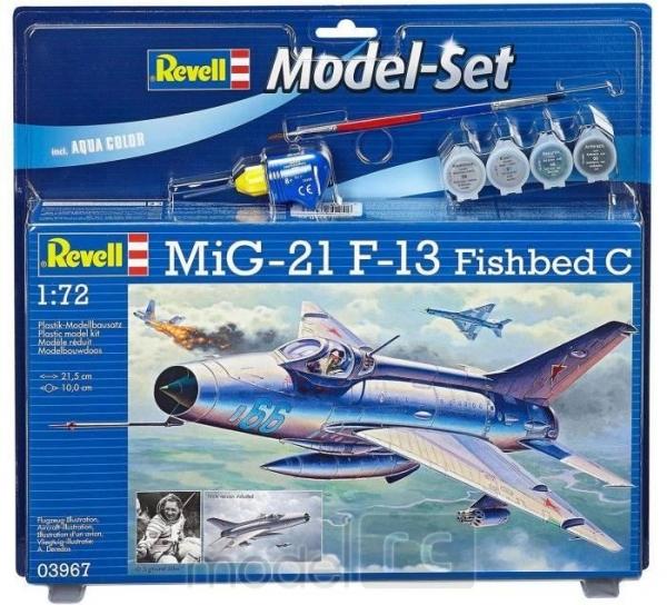 Plastový model Revell MiG-21 F-13 Fishbed C Model Set 1/72, 63967