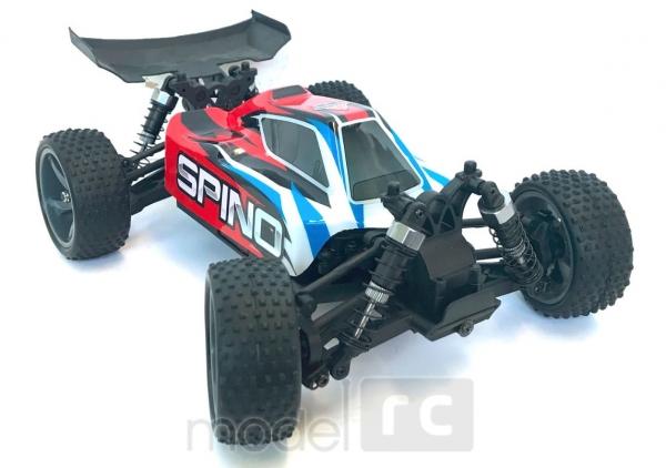  RC auto HIMOTO Buggy 1/18 SPINO 4WD, V2 E18XB 2.4GHz modro-červené