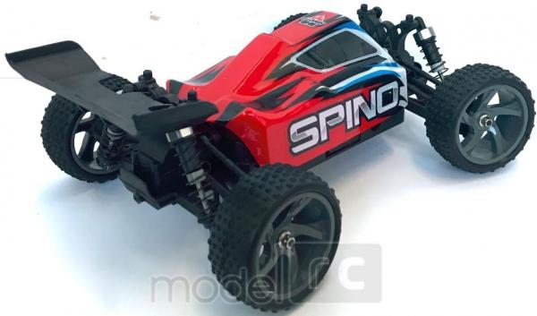  RC auto HIMOTO Buggy 1/18 SPINO 4WD, V2 E18XB 2.4GHz modro-červené