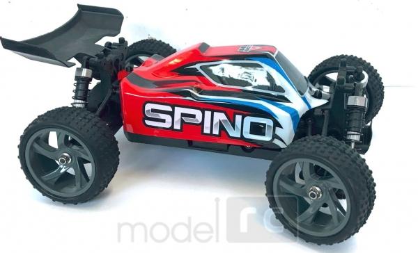  RC auto HIMOTO Buggy 1/18 SPINO 4WD, V2 E18XB 2.4GHz modro-červené