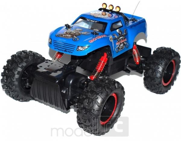 RC hračka na diaľkové ovládanie Crawler King 4WD, 1:12 modrá