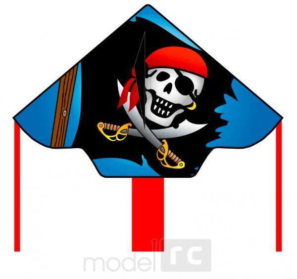 Šarkan Invento, Ecoline: Simple Flyer Jolly Roger 120 cm, jednolanový