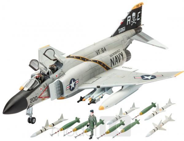 Plastikový model na lepenie Revell F-4J Phantom II Model Set 1/72, 63941