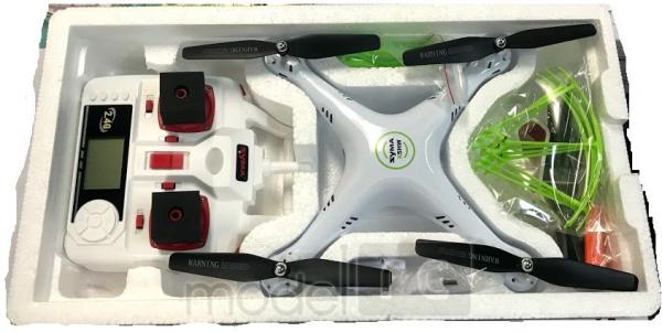 RC dron na diaľkové ovládanie Syma X5HW-1, WiFi FPV, kamera HD, 2.4GHz , zelená