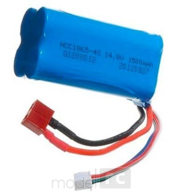 Náhradné diely G.T. Model, batéria LiPo 14.8V 1500mAh, 6-pin, GTM/QS8006-014