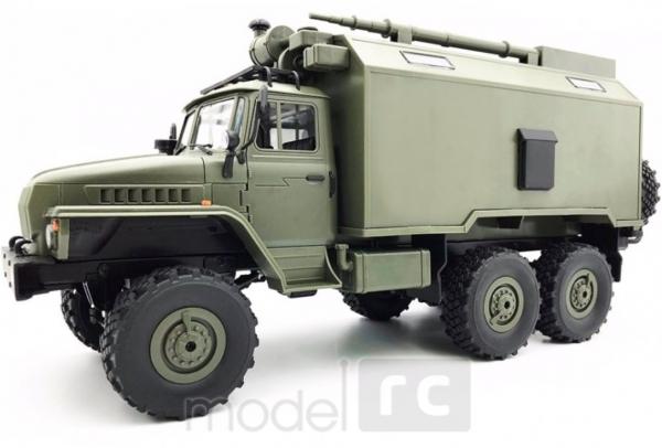 RC Vojenský nákladný automobil na diaľkové ovládanie WPL B-36, 6x6, 2.4GHz