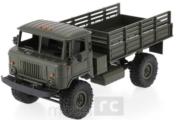 RC Vojenský nákladný automobil na diaľkové ovládanie WPL B-24, 4x4, 2.4GHz