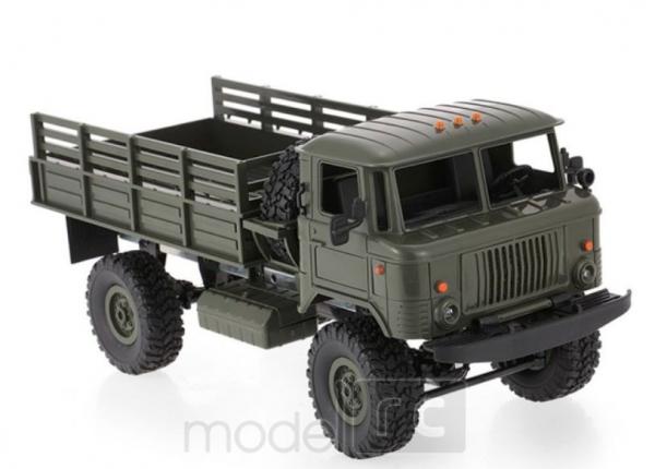 RC Vojenský nákladný automobil na diaľkové ovládanie WPL B-24, 4x4, 2.4GHz