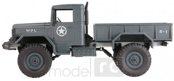 RC Vojenský nákladný automobil Army Truck WPL B-14, 4x4, 2.4GHz