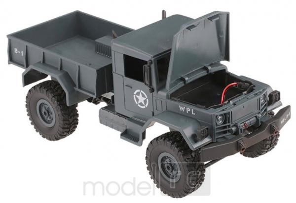 RC Vojenský nákladný automobil Army Truck WPL B-14, 4x4, 2.4GHz