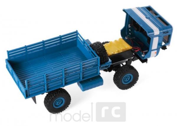 RC Vojenský nákladný automobil na diaľkové ovládanie WPL B-24, 4x4, 2.4GHz modrý
